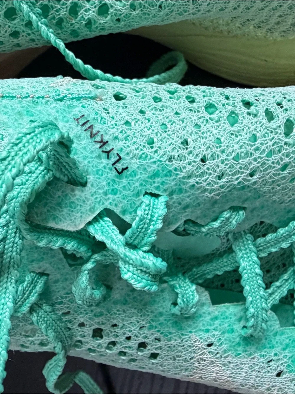 Nike Women's Seafoam Green Knit Running Sneakers